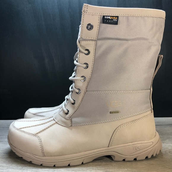 🚫 SOLD 🚫 UGG Butte Mono Waterproof Leather Boots Putty 1120979 - Picture 12 of 13
